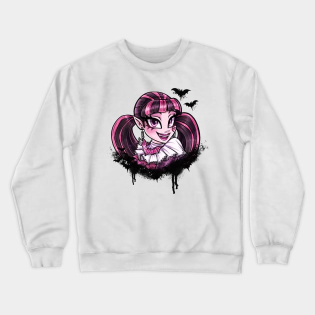 Draculaura Crewneck Sweatshirt by GummyDoodles 